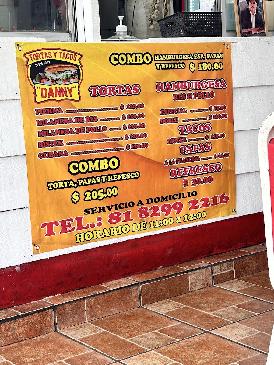 TORTAS Y TACOS DANNY Menu - Image 5